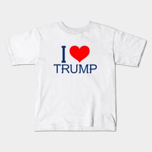 I Love Trump Kids T-Shirt